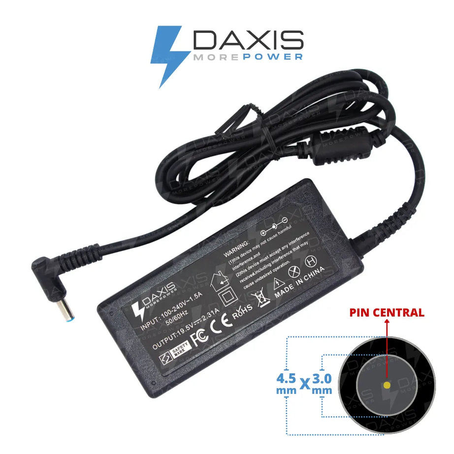 Cargador Daxis 19.5V 10.3A conector 4.5x3.0mm
