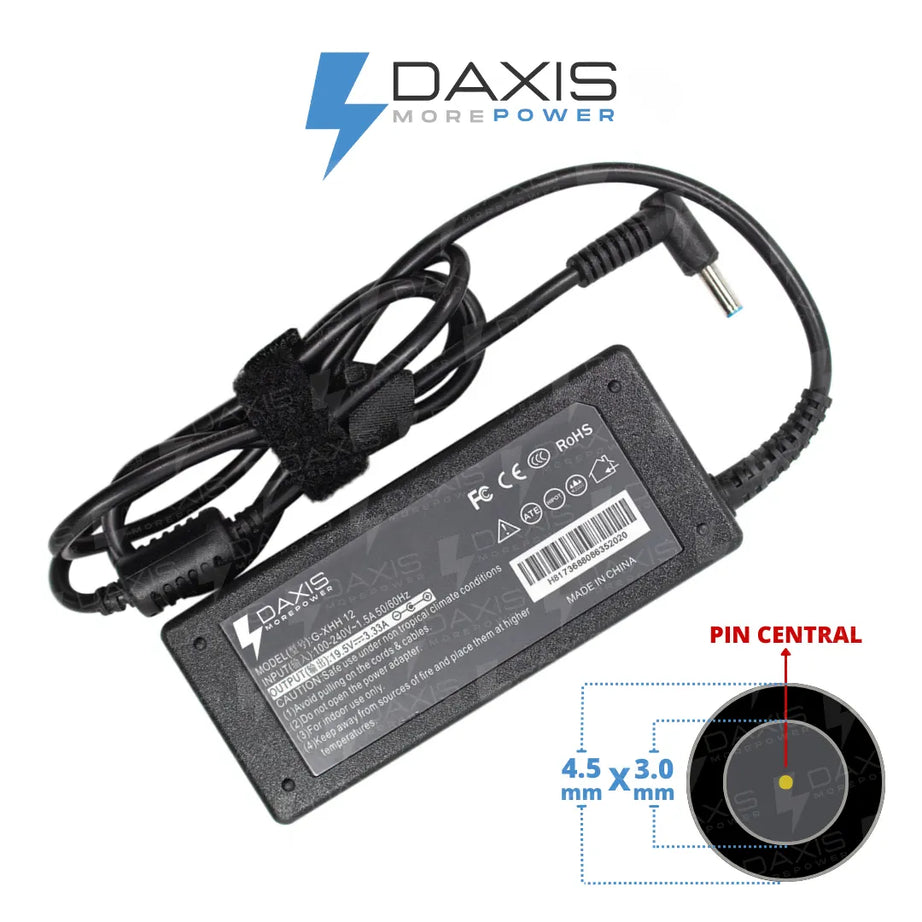 Cargador Daxis 19.5V 2.31A conector 4.5x3.0mm