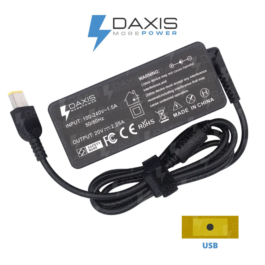 Cargador Daxis 20V 2.25A conector USB